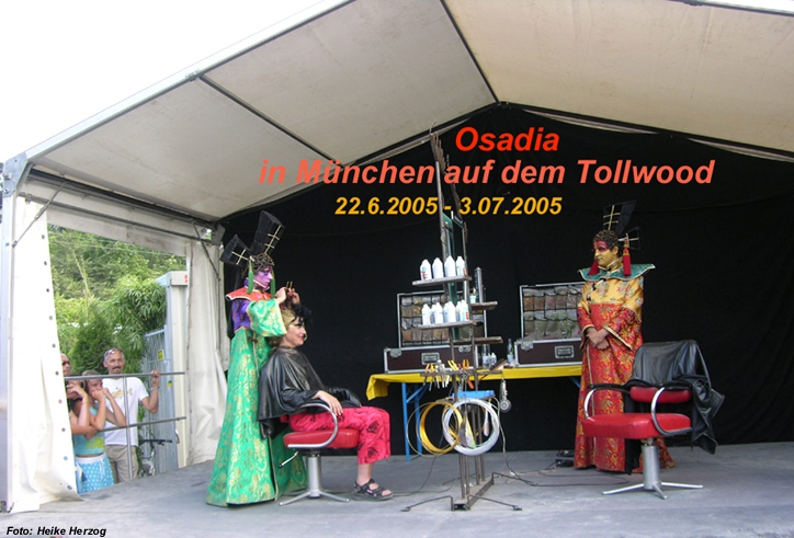 Osadia, Haarkunst in München auf dem Tollwood · Foto´s von Heike Herzog